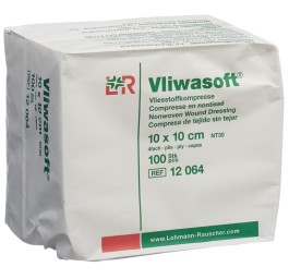 VLIWASOFT fibre non-tissé 10x10cm 4 couc 100 pce