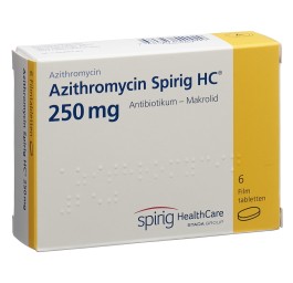 AZITHROMYCINE Spirig HC 250 mg 6 pce