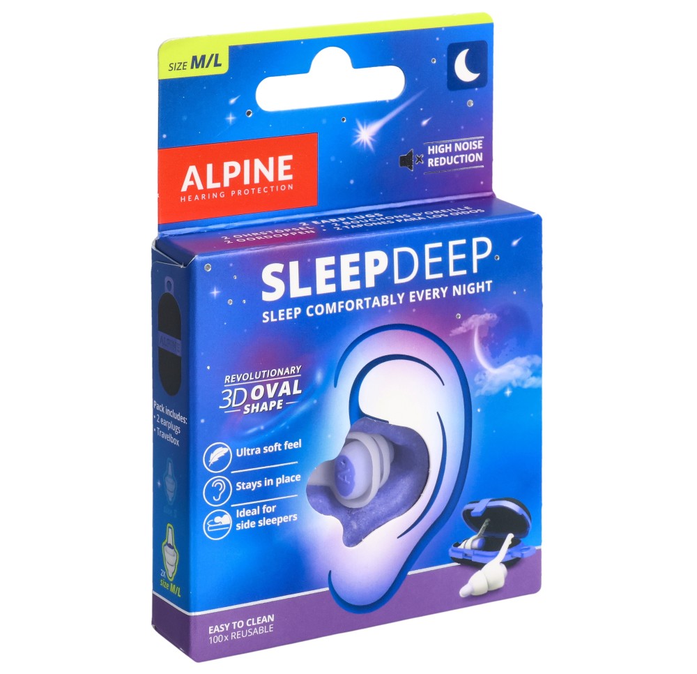 ALPINE SleepDeep boucho oreil trou europe 1 paire