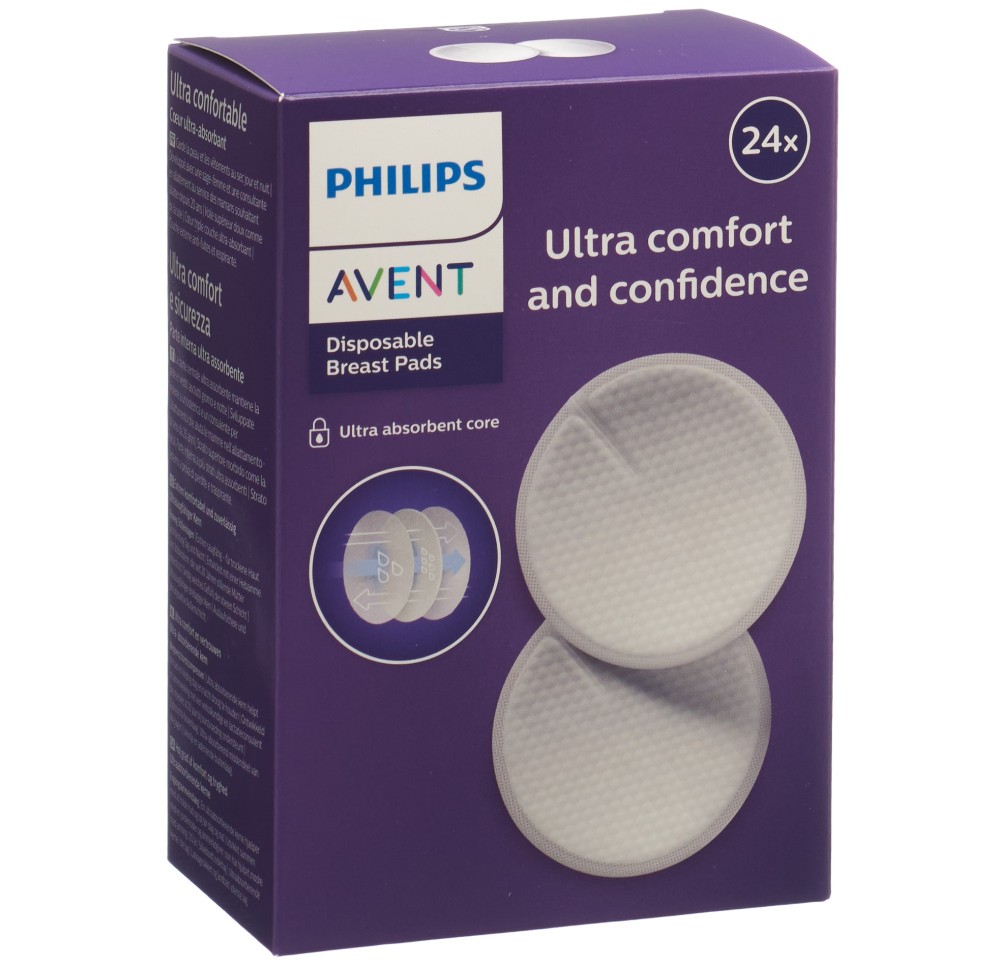PHILIPS AVENT coussin allait jeta SCF254/24 24 pce