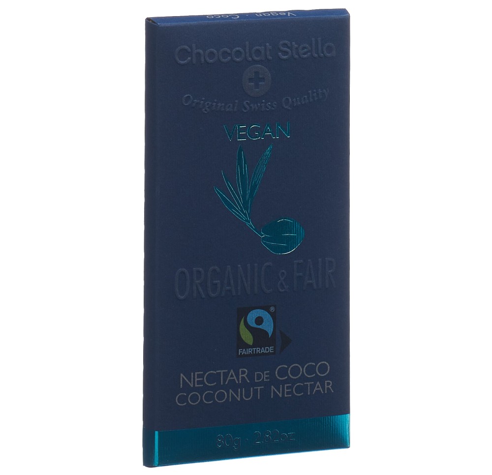 STELLA nectar de coco chocolat bio Fair 80 g STELLA nectar de coco chocolat bio Fair 80 g