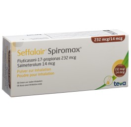 SEFFALAIR SPIROMAX pdr inh 232/14 mcg 60 dos