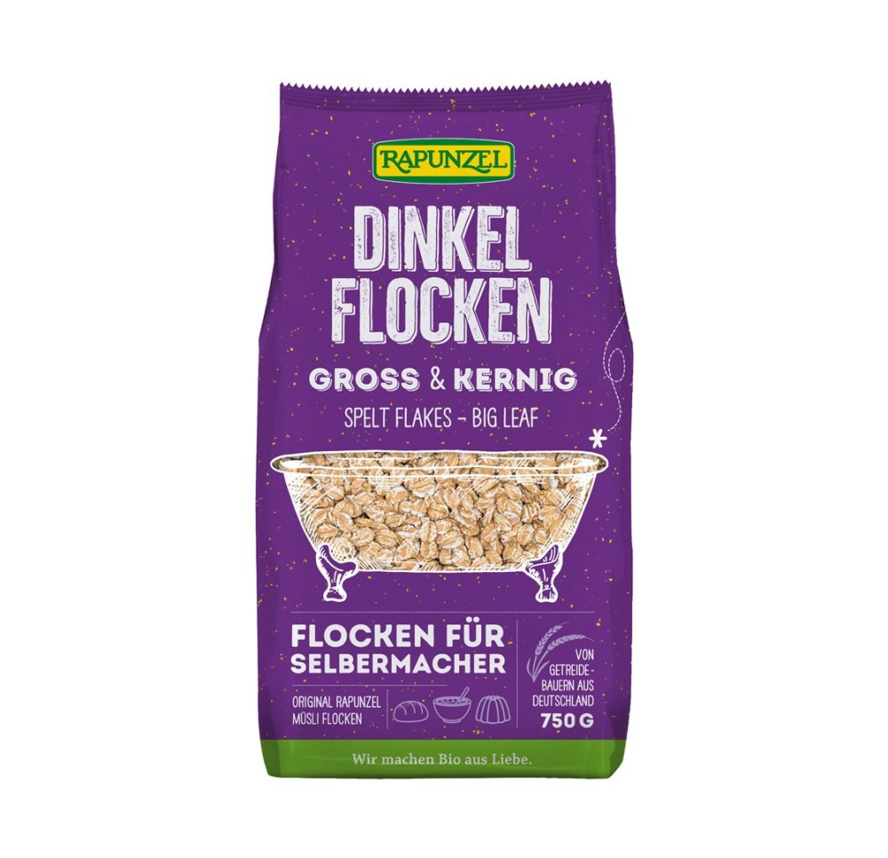 RAPUNZEL flocons épeautre gros croustillants 750 g