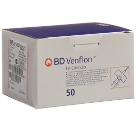 BD VENFLON 20G 1.0x32mm Luer-Lok rose 50 pce
