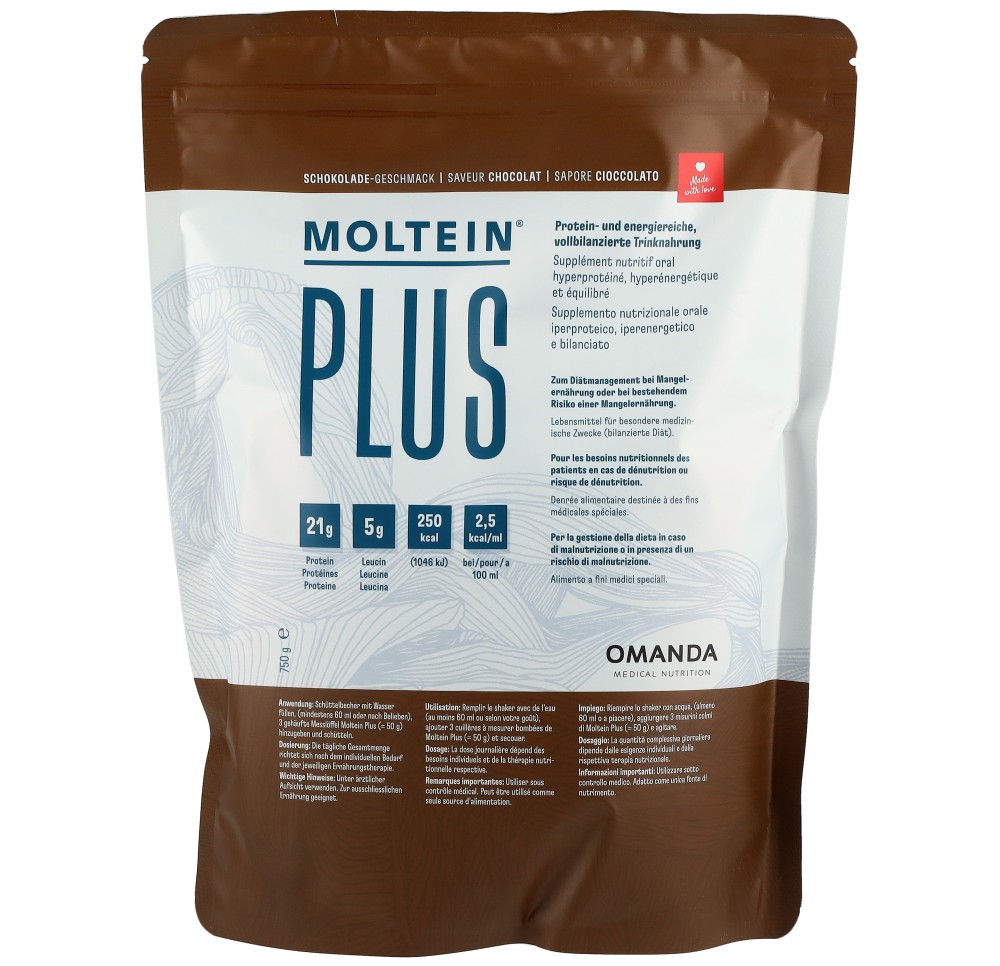 MOLTEIN PLUS 2.5 chocolat sach 750 g