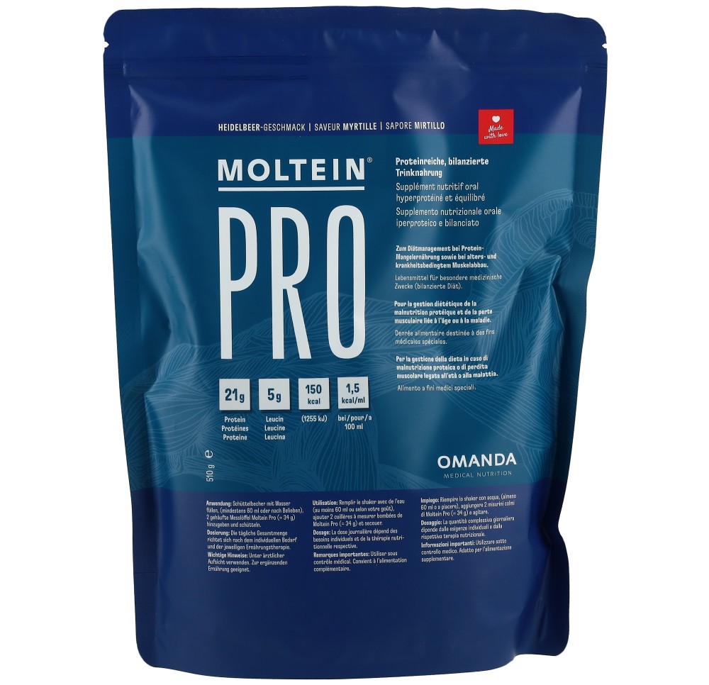 MOLTEIN PRO 1.5 myrtille sach 510 g