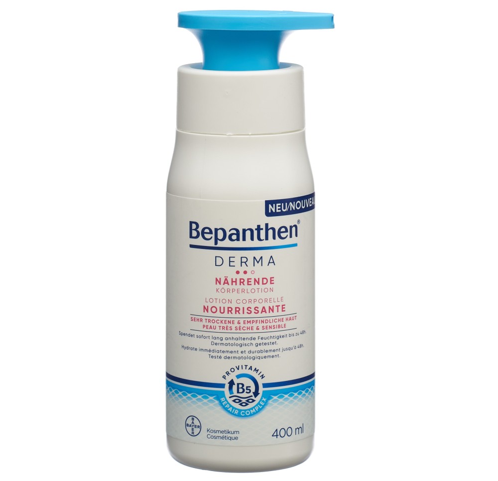 BEPANTHEN DERMA lot corporelle nourrissante 400 ml