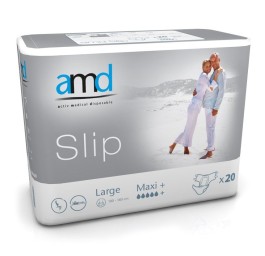 AMD Slip Maxi+ 4200ml 98x80cm L gris 20 pce