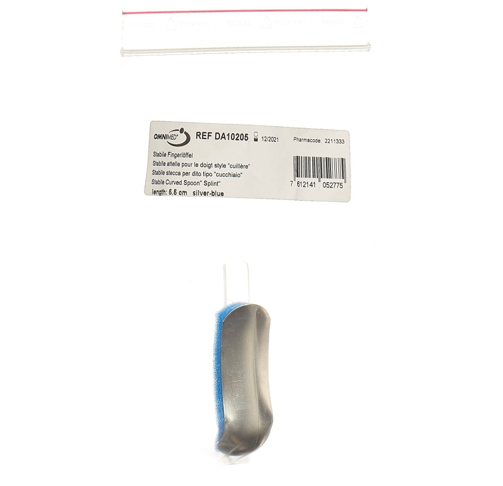 OMNIMED Dalco doigt style cuillère 5.5cm arg bleu