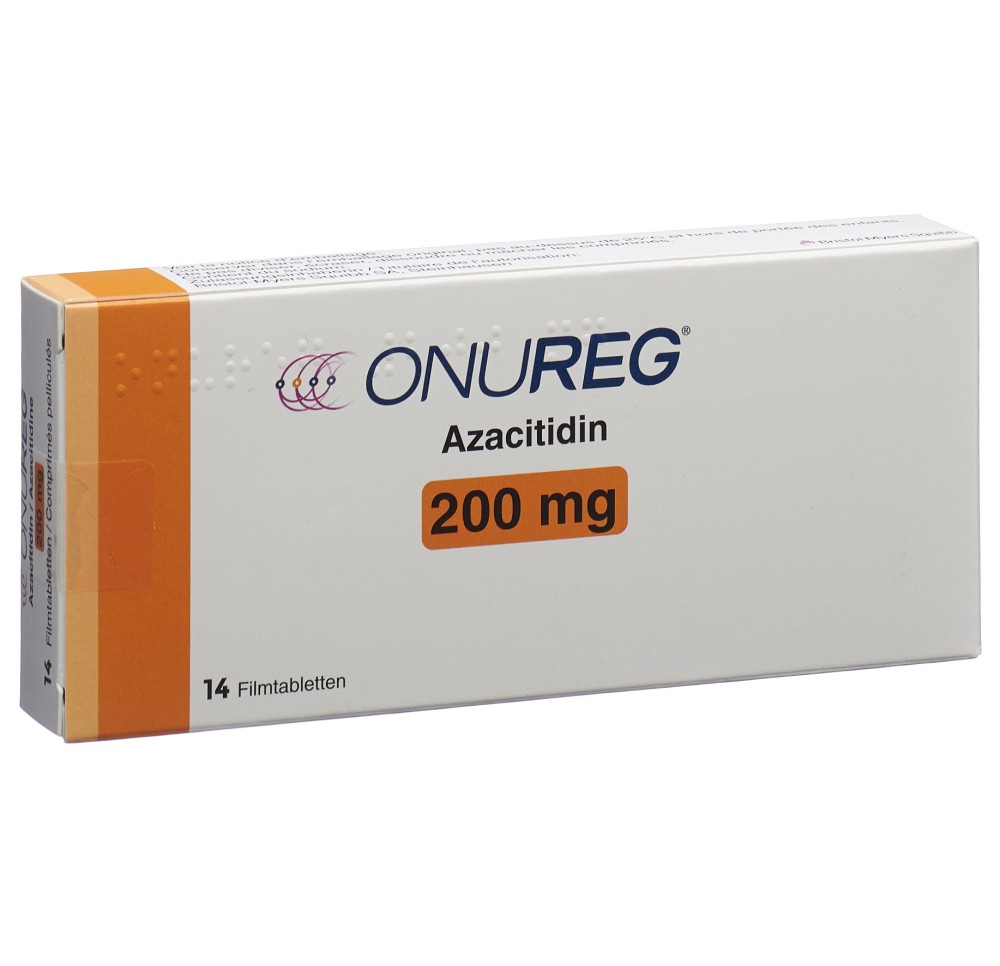 ONUREG cpr pell 200 mg 14 pce ONUREG cpr pell 200 mg 14 pce