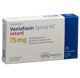 VENLAFAXINE Spirig HC caps ret 75 mg 28 pce