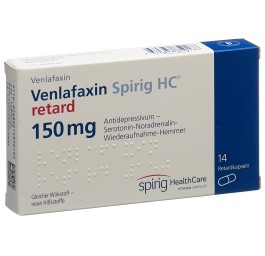 VENLAFAXINE Spirig HC caps ret 150 mg 14 pce