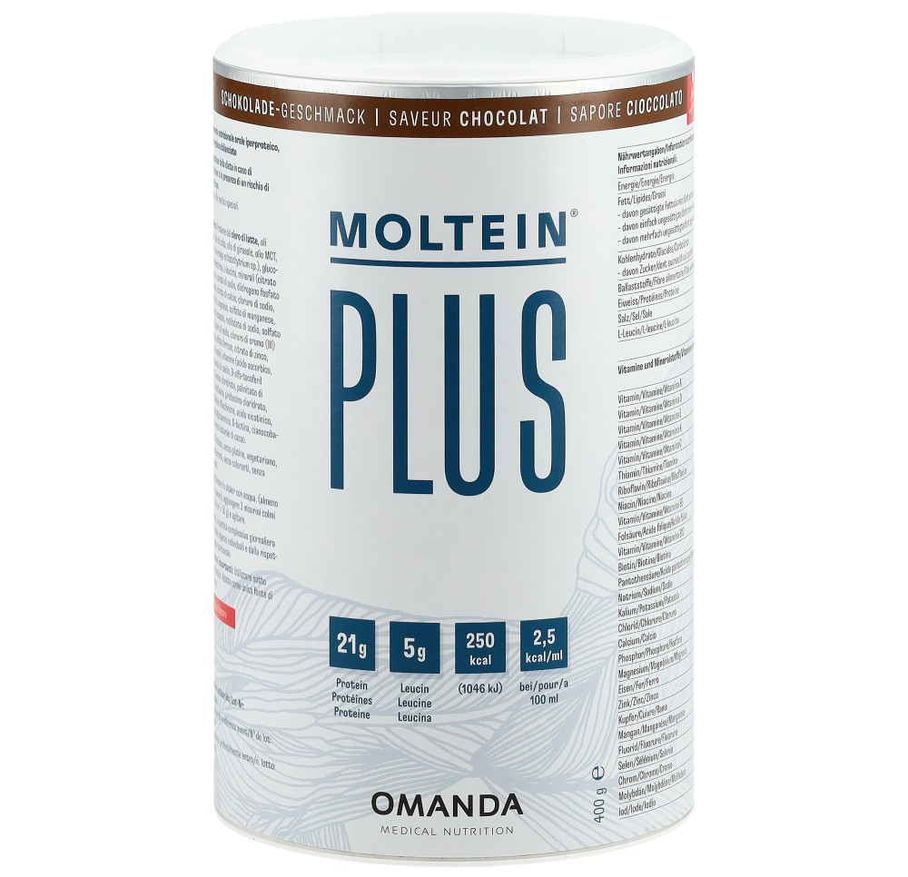 MOLTEIN PLUS 2.5 chocolat bte 400 g