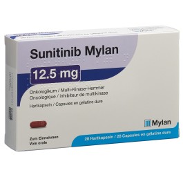 SUNITINIB Mylan caps 12.5 mg 28 pce