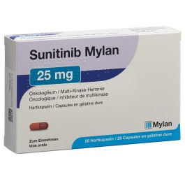 SUNITINIB Mylan caps 25 mg 28 pce