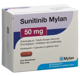 SUNITINIB Mylan caps 50 mg 28 pce