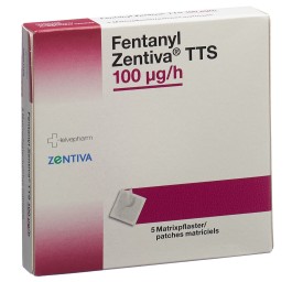 FENTANYL Zentiva TTS patch mat 100 mcg/h 5 pce