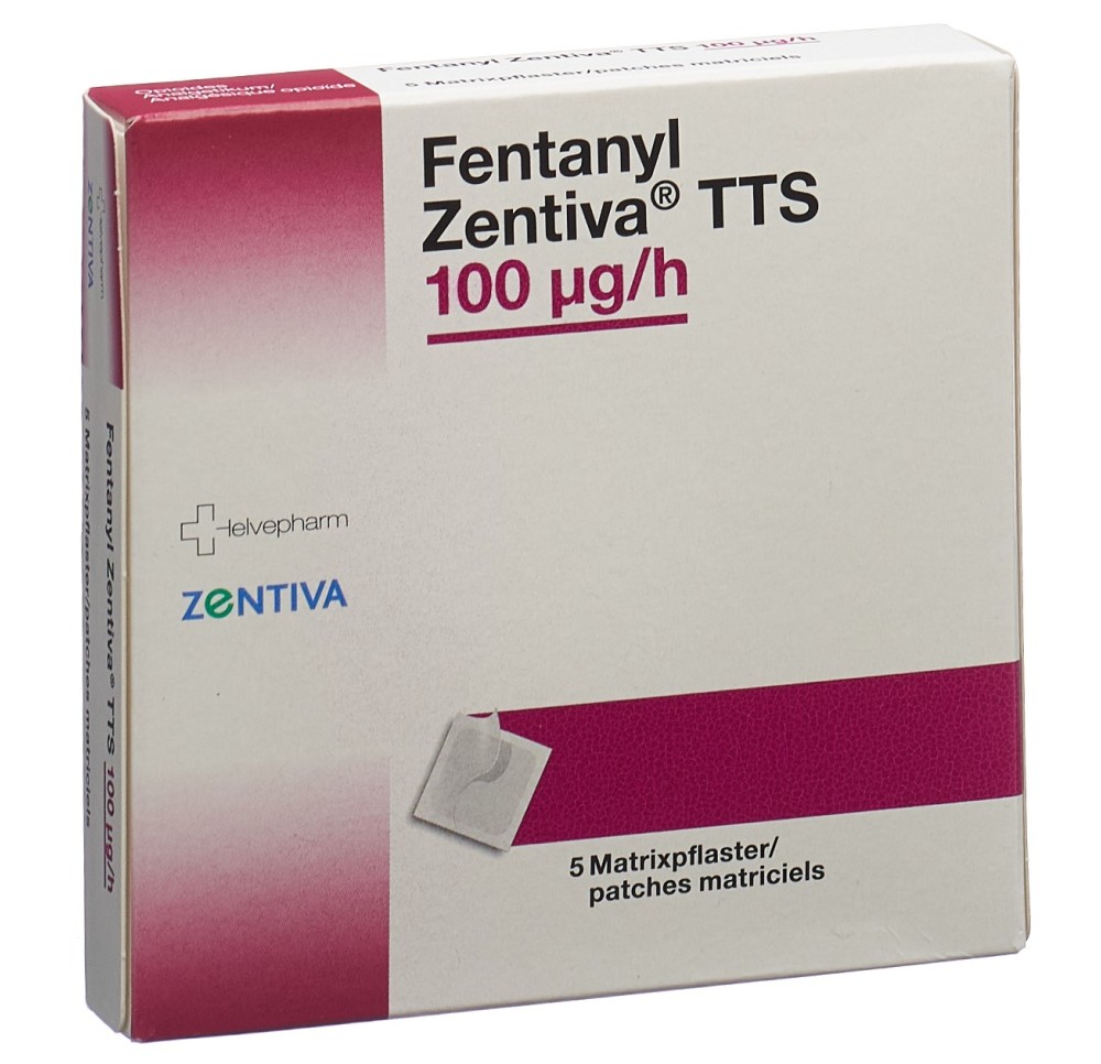 FENTANYL Zentiva TTS patch mat 100 mcg/h 5 pce FENTANYL Zentiva TTS patch mat 100 mcg/h 5 pce