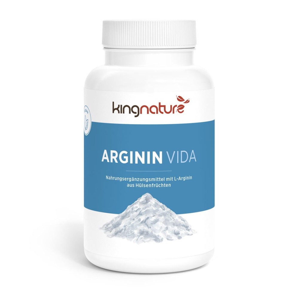 KINGNATURE Arginin Vida caps 2250 mg bte 120 pce KINGNATURE Arginin Vida caps 2250 mg bte 120 pce