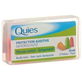 QUIES tampons protect bruit mousse 6 pce