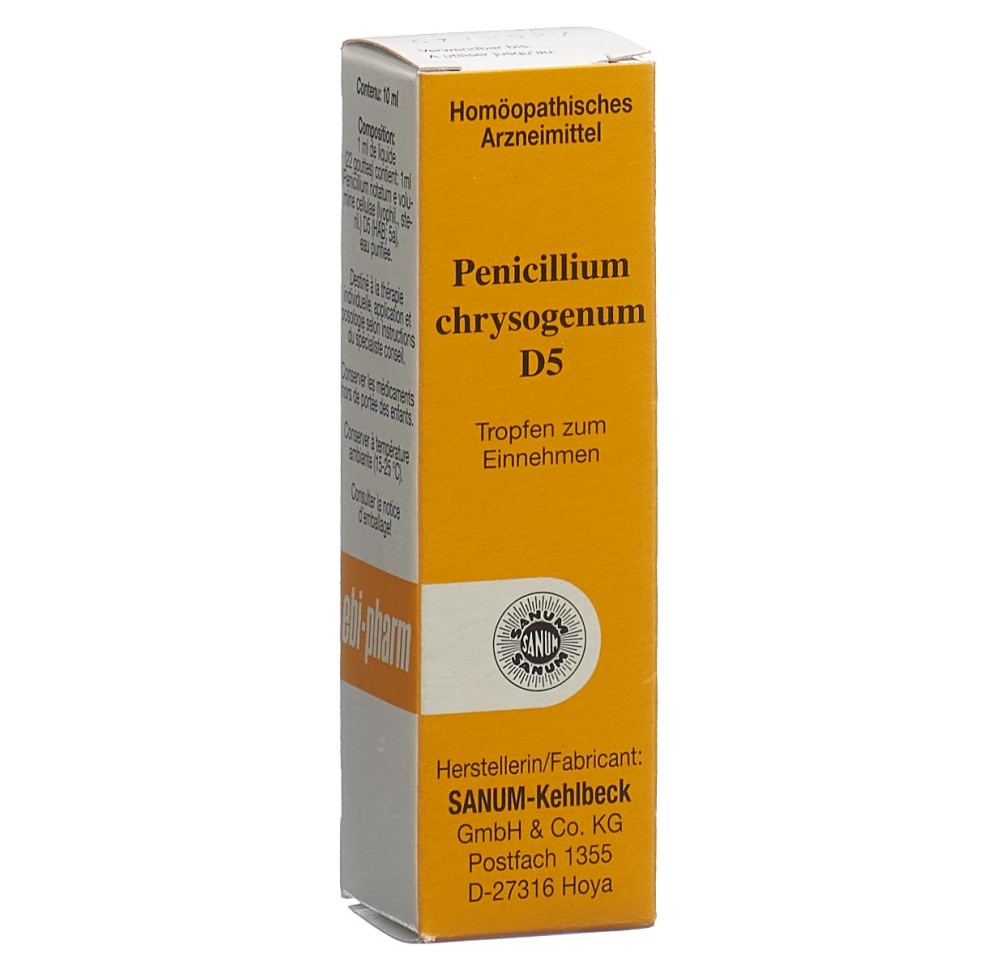 SANUM penicillium chrysogenum gouttes 5 D fl 10 ml