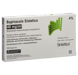 BUPIVACAIN Sintetica 200 mg/5ml bli sté 10 x 5 ml
