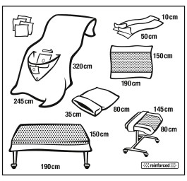 FOLIODRAPE Protect Set Arthroscopie IV 4 pce