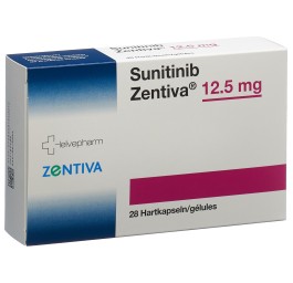 SUNITINIB Zentiva caps 12.5 mg 28 pce