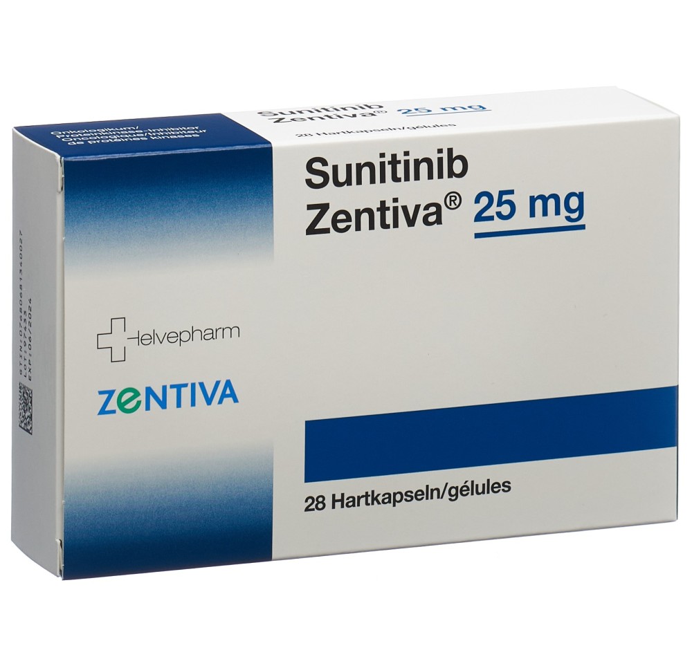 SUNITINIB Zentiva caps 25 mg 28 pce