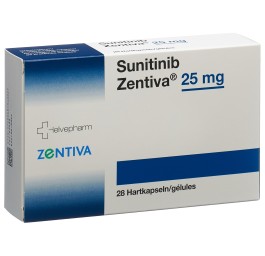 SUNITINIB Zentiva caps 25 mg 28 pce