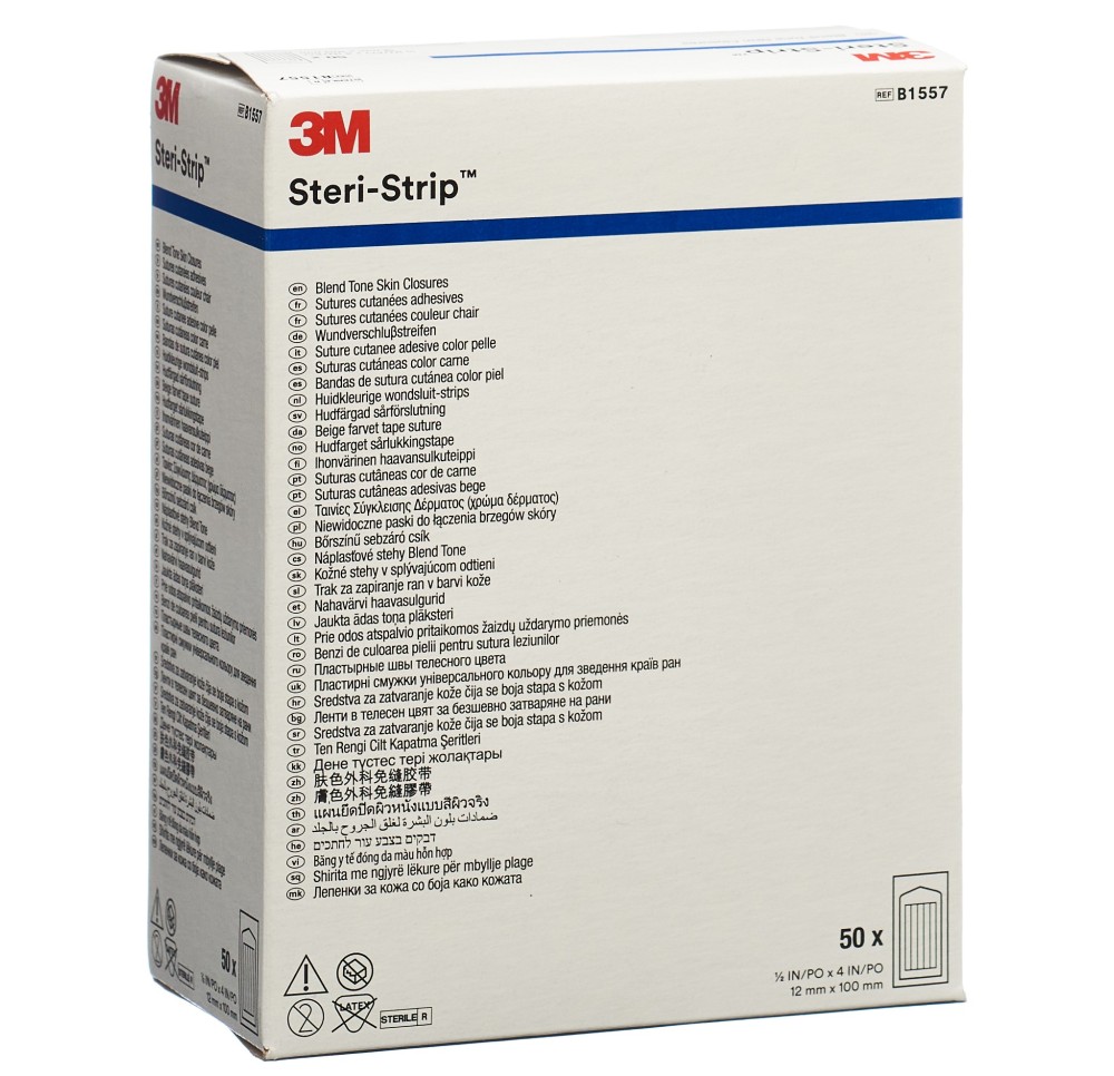 3M STERI STRIP blendtone 12x100mm nat n 50 x 6 pce