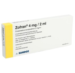 ZOFRAN conc perf 4 mg/2ml 10 amp 2 ml