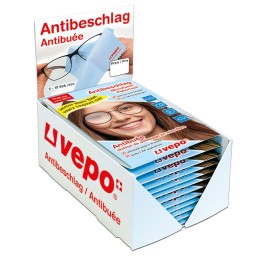VEPO chiffon microfibre anti-buée 10h 12 pce