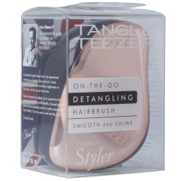 TANGLE TEEZER Compact Styler brosse rose or noire