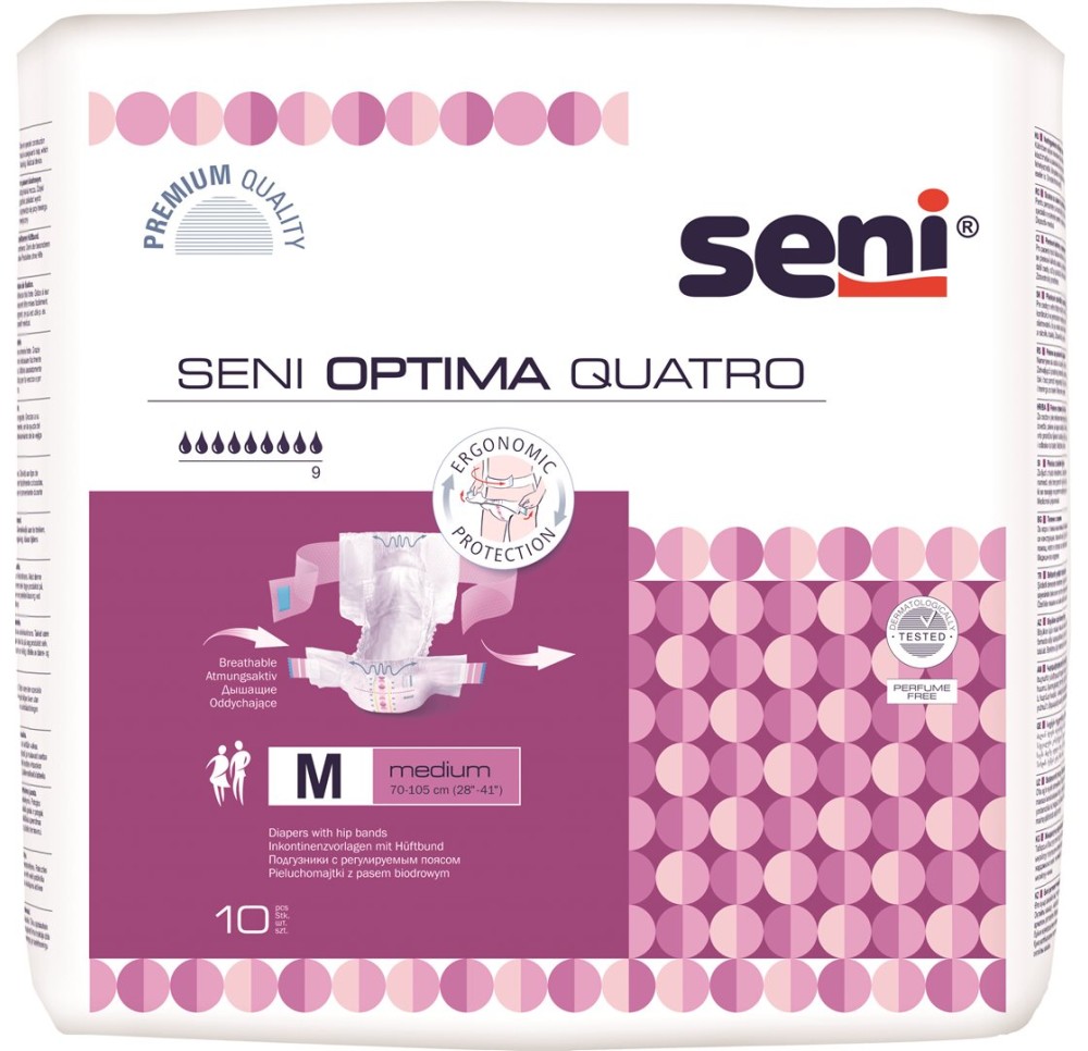 SENI Optima Quatro M sach 10 pce