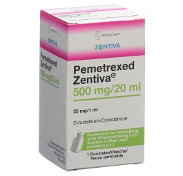 PEMETREXED Zentiva conc perf 500 mg/20ml flac