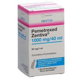 PEMETREXED Zentiva conc perf 1000 mg/40ml flac