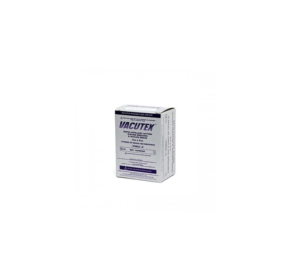 VACUTEX Pansement capillaire 5x5cm 10 pce