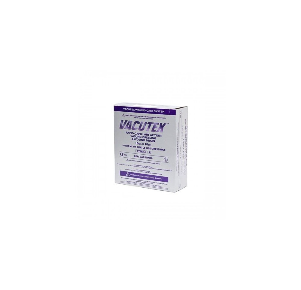 VACUTEX Pansement capillaire 10x10cm 10 pce