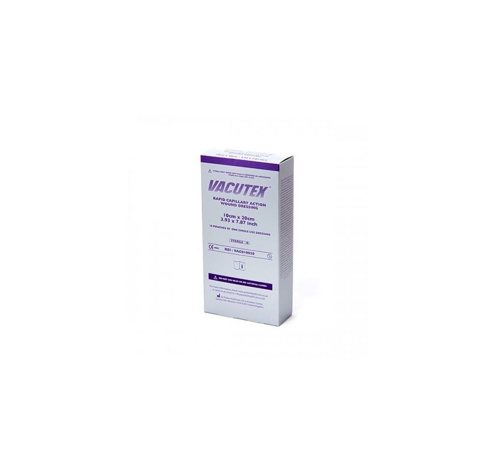 VACUTEX Pansement capillaire 10x20cm 10 pce