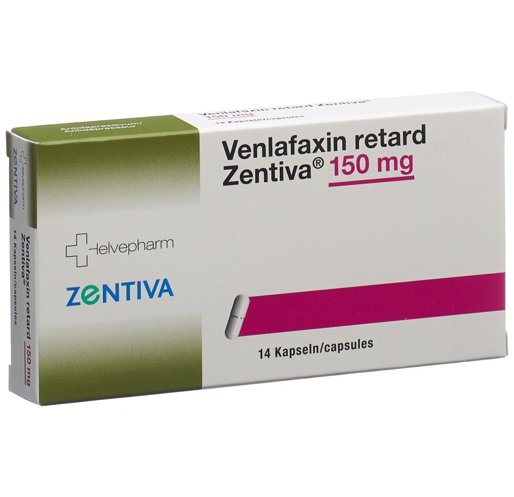 VENLAFAXIN ret Zentiva caps ret 150 mg 14 pce VENLAFAXIN ret Zentiva caps ret 150 mg 14 pce