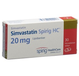 SIMVASTATINE Spirig HC cpr pell 20 mg 30 pce