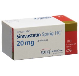 SIMVASTATINE Spirig HC cpr pell 20 mg 100 pce