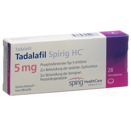 TADALAFIL Spirig HC cpr pell 5 mg 28 pce