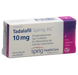 TADALAFIL Spirig HC cpr pell 10 mg 4 pce