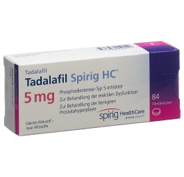 TADALAFIL Spirig HC cpr pell 5 mg 84 pce