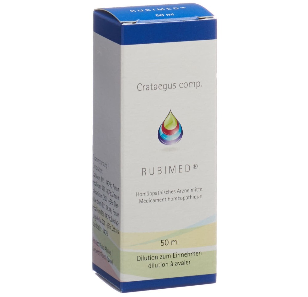 RUBIMED crataegus comp gouttes 50 ml