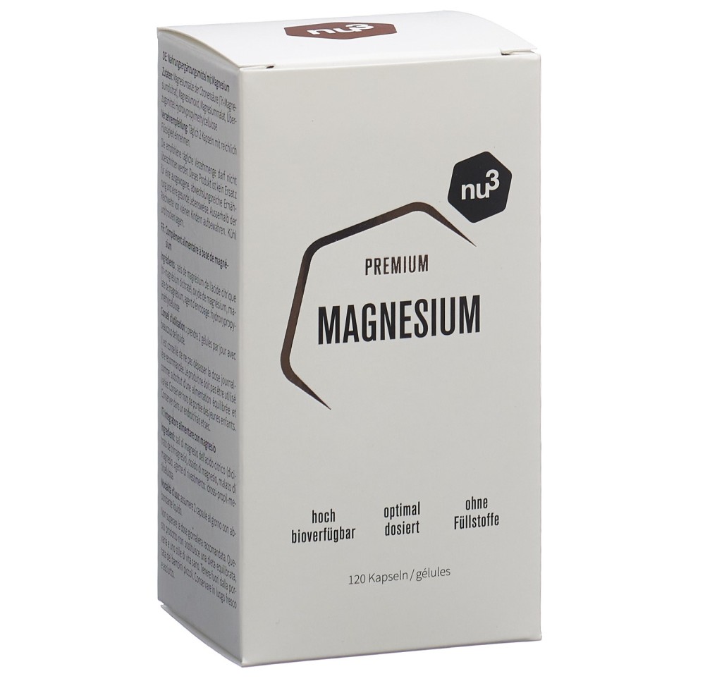 NU3 Premium Magnesium caps bte 120 pce