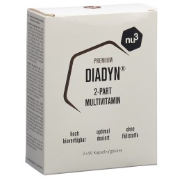 NU3 Premium DIADYN 2-Part Multivit caps 2 x 90 pce