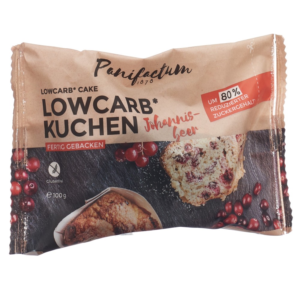 PANIFACTUM Lowcarb gâteau groseilles s glu 100 g PANIFACTUM Lowcarb gâteau groseilles s glu 100 g